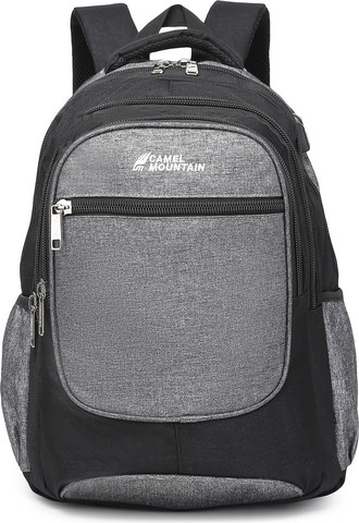 תיק גב Everest 35L למחשב 16 אינץ' עם יציאת USB מבית כאמל מאונטין - שחור/אפור