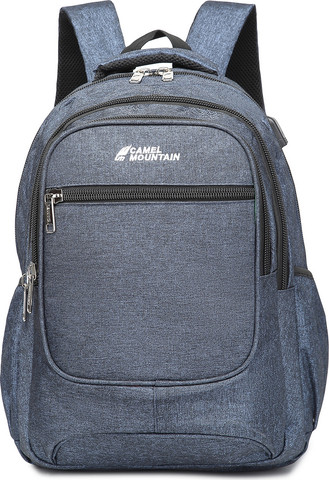 תיק גב Everest 35L למחשב 16 אינץ' עם יציאת USB מבית כאמל מאונטין - כחול כהה