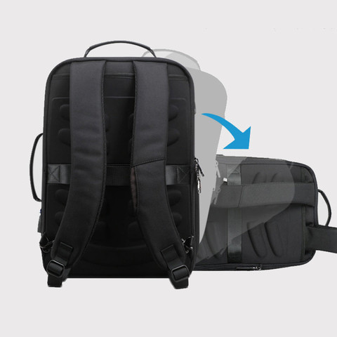 תיק גב GUI™ Tech למחשב 15.6 אינץ' מתרחב עם USB