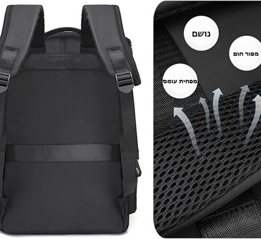 תיק הגב Cytrek™ Platinum של כאמל מאונטיין – 55 ליטר, מתאים למחשב נייד 16 אינץ' - אפור בהיר
