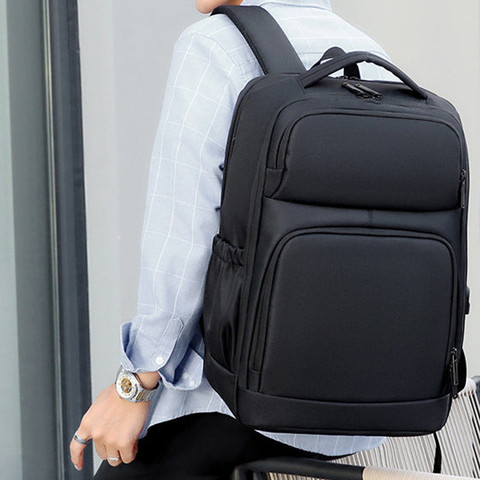 תיק גב Exectpack™ 25L למחשב 16 אינץ' עמיד במים עם USB - שחור