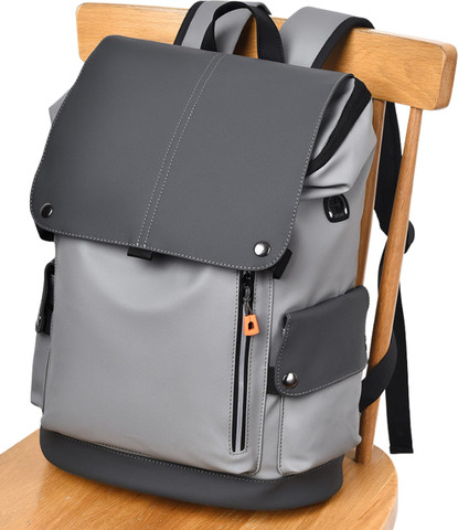 תיק גב Quantum 35L למחשב 16 אינץ' עם יציאת USB מבית כאמל מאונטין - אפור כהה