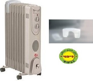 רדיאטור 9 צלעות זק"ש Sachs RFK-9P + מתקן לחות