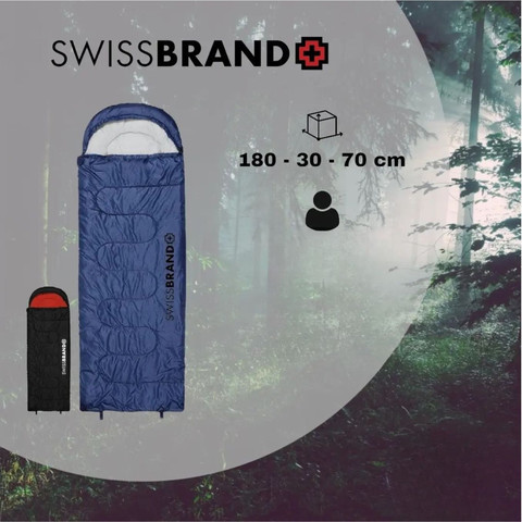 שק שינה קל משקל 3 עונות דגם Hooded מבית המותג SWISSBRAND