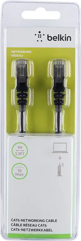 כבל רשת CAT6 איכותי באורך 5 מ' שחור