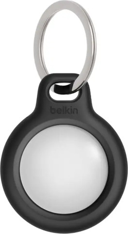 מחזיק מפתחות מאובטח ל-AirTag מבית Belkin –  שחור