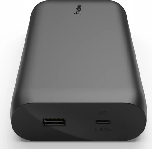 מטען נייד לטעינה מהירה Belkin BOOST CHARGE Power Bank 20K USB-C PD 20000mAh שחור