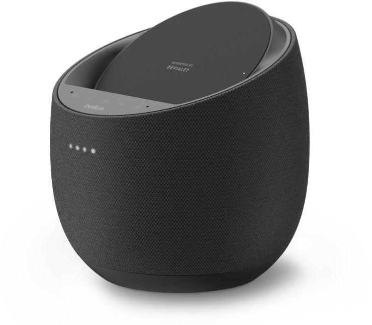 רמקול Hi-Fi חכם משולב משטח טעינה אלחוטי Belkin בלקין SoundForm Elite שחור