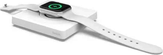 מטען נייד מהיר ל-Apple Watch – Belkin BoostCharge Pro, כולל כבל USB‑C ותמיכה ב־Fast Charging WIZ015