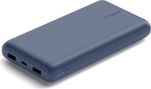 סוללת גיבוי ניידת 20,000mAh כולל חיבור Belkin USB-C בלקין BPB012 כחול