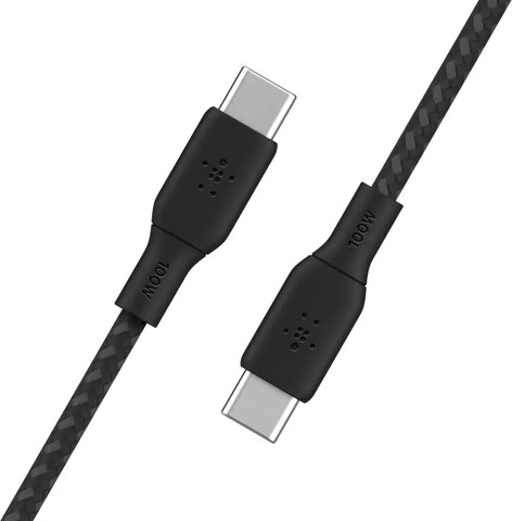 כבל USB-C ל- USB-C סיליקון קלוע BOOST CHARGE 'מ3 שחור