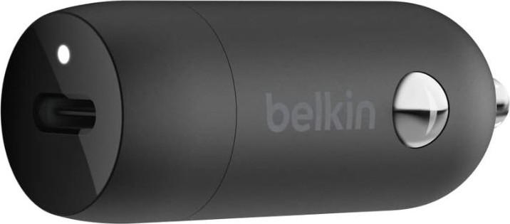 מטען מהיר לרכב BOOST CHARGE 30W USB-C PD עם כבל USB-C ל-Lightning CCA004bt1MBKB5