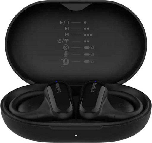 אוזניות Open Ear אלחוטיות Belkin בלקין SoundForm ClearFit שחור