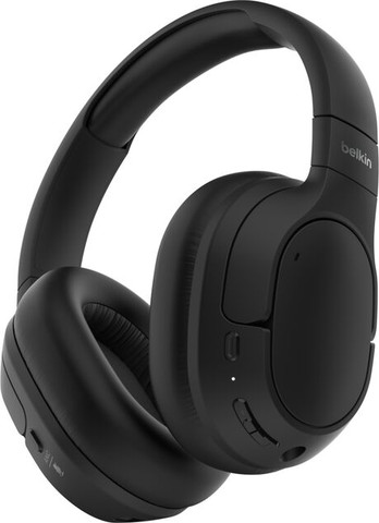 אוזניות קשת אלחוטיות Belkin SoundForm Isolate עם סינון רעשים ANC בחרו צבע שחור