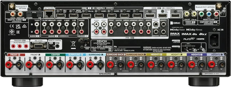 רסיבר קולנוע ביתי 9.4 ערוצים Denon דנון AVC-X4800H