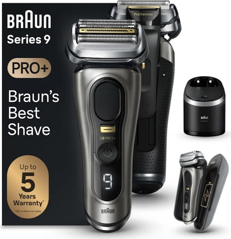 מכונת גילוח נטענת רטוב/יבש Braun בראון Series 9 Pro+ 9575CC