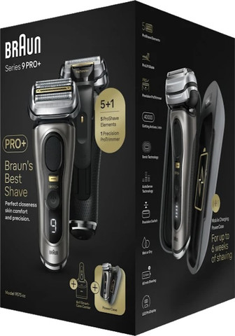 מכונת גילוח נטענת רטוב/יבש Braun בראון Series 9 Pro+ 9575CC