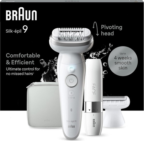 מכשיר להסרת שיער יבש/רטוב Braun בראון Silk Epil Series 9 9-341