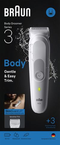 מכשיר לעיצוב שיער גוף body groomer