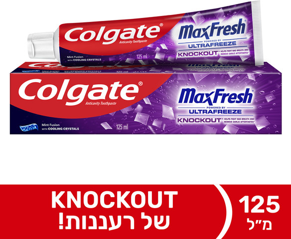משחת שיניים מקס פרש אולטרה פריז נוקאאוט