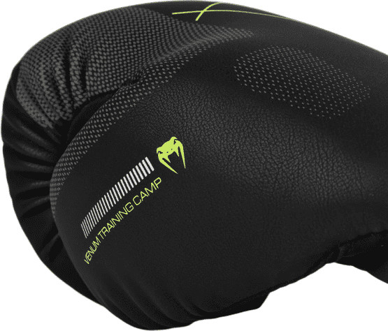 כפפות איגרוף Venum Training Camp 4.0 Boxing Gloves – Black/Neon Green 14OZ
