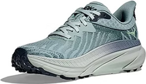 HOKA Challenger WIDE 7 - נעלי ספורט נשים הוקה צלנג'ר 7 רחבות בצבע ירוק דרוזי/תכל