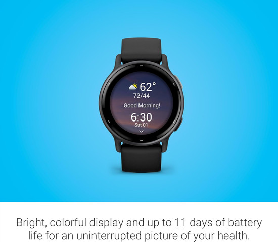 ‏שעון ספורט Garmin Vivoactive 5 גרמין שחור