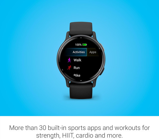 ‏שעון ספורט Garmin Vivoactive 5 גרמין שחור