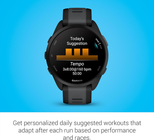 שעון ספורט גרמין Garmin Forerunner 165 שחור