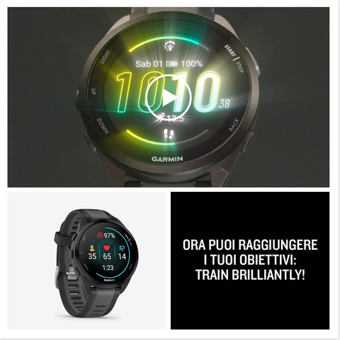 שעון ספורט גרמין Garmin Forerunner 165 שחור