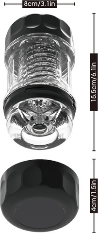 כוס אוננות CHISA Spiral Cup Strong Edition Square