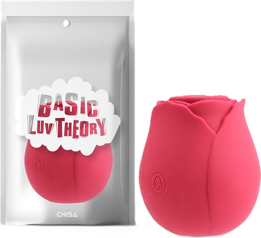 סטימולטור עוצמתי לאירוטיקה מדויקת CHISA Rosy-Pink – ורוד, גירוי אוויר רוטט עם טעינה מגנטית