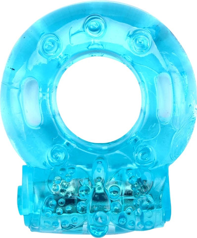 טבעת רטט CHISA Reusable Cock Ring בצבע כחול