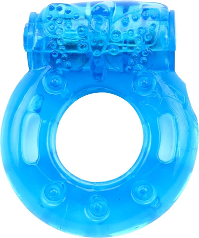 טבעת רטט CHISA Reusable Cock Ring בצבע כחול