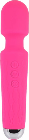 מעסה אינטימי CHISA Wacko Touch ורוד – 20 מצבי רטט, צוואר גמיש, סיליקון רפואי, עמיד למים IPX6