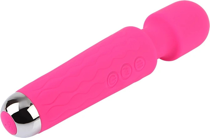 מעסה אינטימי CHISA Wacko Touch ורוד – 20 מצבי רטט, צוואר גמיש, סיליקון רפואי, עמיד למים IPX6