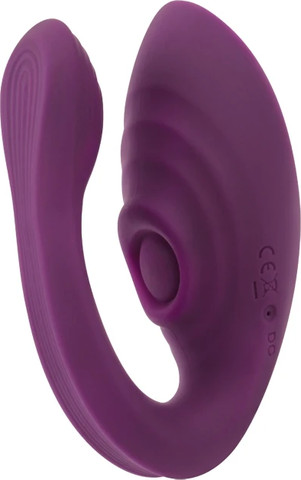 ויברטור זוגי CHISA Sync Passion מצבי רטט ודפיקה, סיליקון רפואי עמיד למים