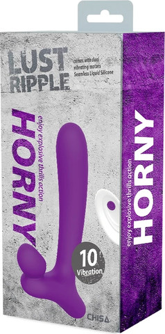 ויברטור נשלט מרחוק CHISA Horny בצבע סגול