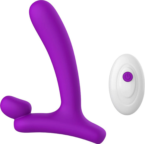 ויברטור נשלט מרחוק CHISA Horny בצבע סגול
