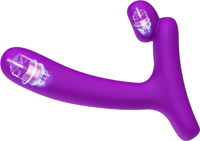 ויברטור נשלט מרחוק CHISA Horny בצבע סגול