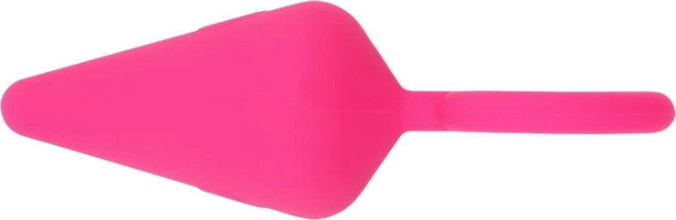 פלאג אנאלי בציפוי סיליקון CHISA Candy Plug M בצבע ורוד