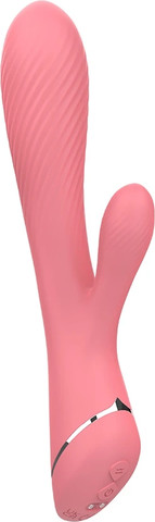 ויברטור עוצמתי נטען CHISA Lust Ripple Coney עם 9 מצבי רטט בצבע ורוד