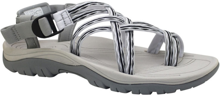 סנדלים לנשים Ramona white/grey