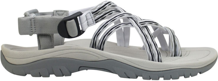 סנדלים לנשים Ramona white/grey