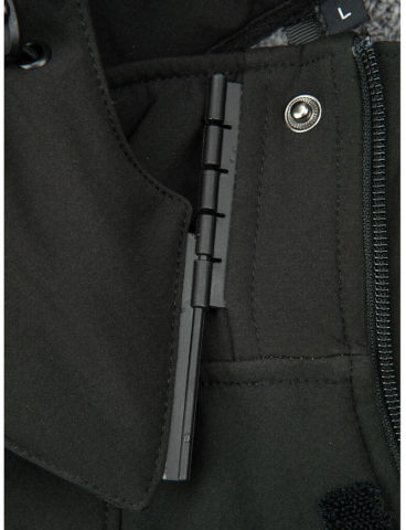 מעיל סופטשל טקטי דגם 2023 Puffin X black/black