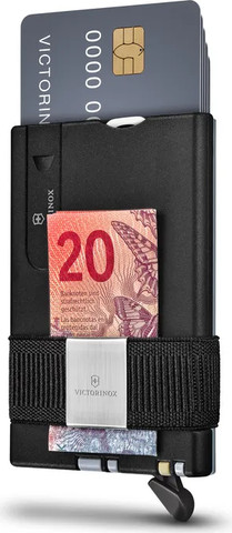 ארנק חכם Smart Card Sharp Gray עם קפיץ SECRID X VICTORINOX