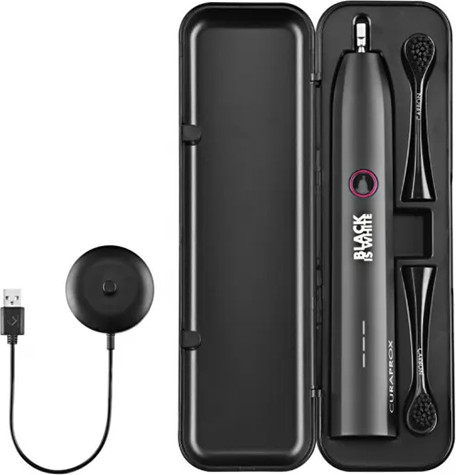 קורפרוקס מברשת שיניים חשמלית סונית Hydrosonic Black is White