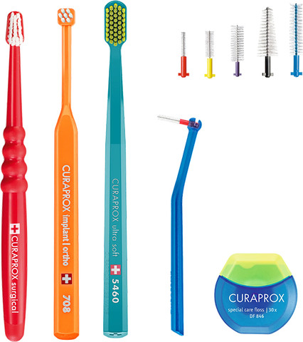קורפרוקס ערכת טיפול בשתלים, צבע רנדומלי Implant Care Set