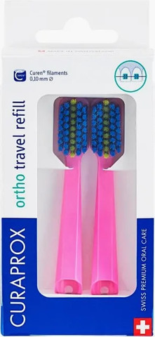 קורפרוקס ראשי מברשות להחלפה לערכת נסיעות Travel Set Brush Head Refills CS 5460 Ortho