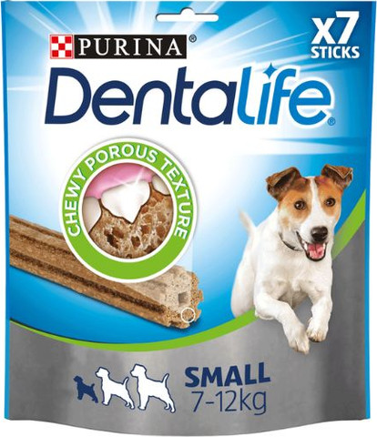 דנטלייף Dentalife חטיף דנטלי לכלבים קטנים 7-12 ק"ג- 7 יח'